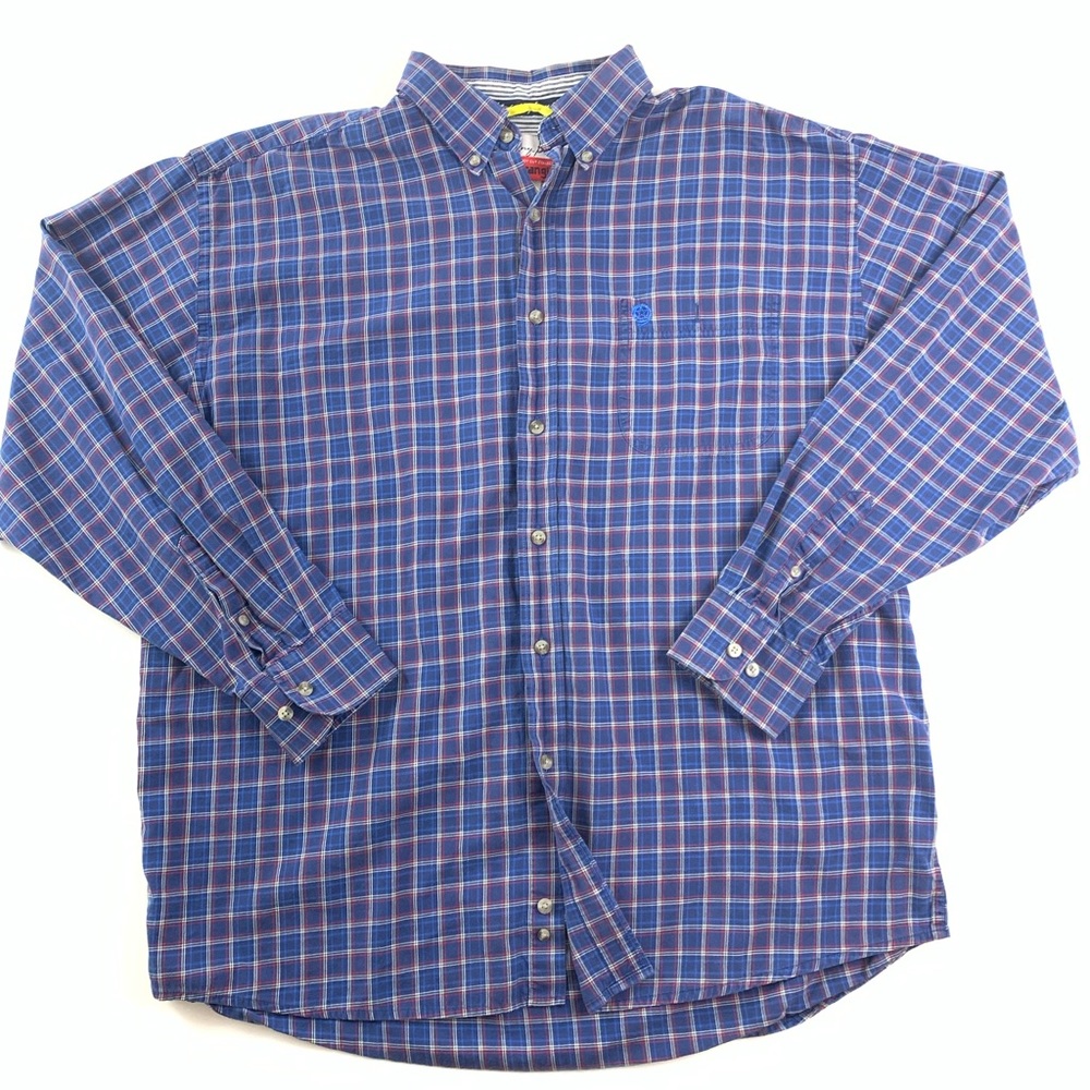 George Strait Wrangler XL Long Sleeve Button Front